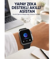 Modern Tasarımlı Akıllı Saat Uzun Pil Süresi ve Net Ekran Yeni Nesil
