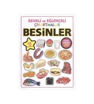 Besinler / Renkli ve Eğlenceli Çıkartmalar - Kolektif - Parıltı Yayınları