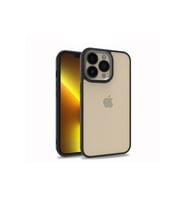 Apple iPhone 13 Pro Uyumlu Kılıf Zore Flora Kapak (Siyah)
