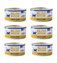 Nutri Feline Tahılsız Tavuk Etli ve Peynirli Pate Kedi Konservesi 70 Gr x 6 Adet - Doğal Ezme Yaş Mama