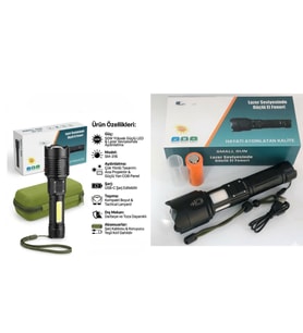 50W Led Şarjlı El Feneri SM-316