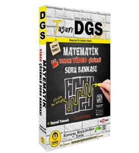 Tasarı DGS Matematik Video Çözümlü Soru Bankası