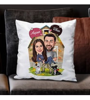 Kişiye Özel Orman Evi Keyfi Yapan Çiftler Yastık