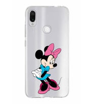 Xiaomi Redmi Note 7 Uyumlu Kapak Minnie Mouse Tasarımlı Şeffaf Silikon Kılıf