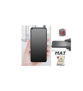 Oppo Reno 5 Lite Mat Seramik Cam Nano Esnek Kırılmaz Full Tam Kaplayan Ekran Koruyucu