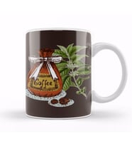 Funny coffee drinKs Art lover Gift Quote   Vintage Retro Rainbow Style Kupa Bardak Porselen