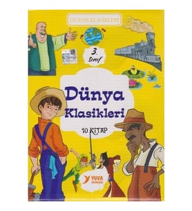 Dünya Klasikleri 3. Sınıf (10 Kitap) - Kolektif - Yuva Yayınları