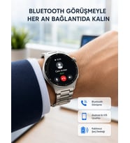 Akıllı Saat Nfc – Bluetooth Arama Ve Kablosuz Şarj Özellikli
