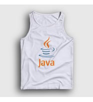 Presmono Unisex Beyaz Java Coder Programmer Developer Yazılımcı Atlet 335380tt (Beyaz)
