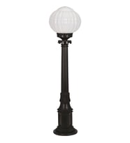 AVONNI BSU-68187-1BSY-M2-KOP Siyah Boyalı Dış Mekan Aydınlatma E27 Aluminyum ABS Akrilik Cam 23cm