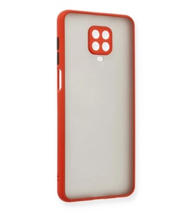 Redmi Note 9 Pro Kılıf Montreal Silikon Kapak - Kırmızı