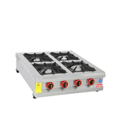 Himaksan  Tüplü Set Üstü Sanayi Tip Dörtlü 4 Göz Ocak HMK-SOG990-G
