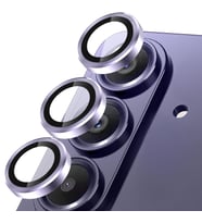Samsung Galaxy S26/ S26 Plus ile Uyumlu Safir Kamera Lens Koruyucu, Parmak İzi Bırakmayan, HD Şeffaf, Çizilmeye Dayanıklı Temperli Cam Lens Koruma (Derin Mor, Galaxy S26/S26 Plus)