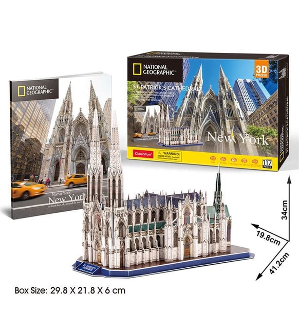 Cubic Fun 3D Puzzle National Geographic Serisi - Saint Patrick
