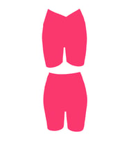 Melina Midi Neon Pembe Tayt