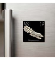 Magnesium (Magnezyum) Elementi – Buzdolap Magneti – 9x9 cm