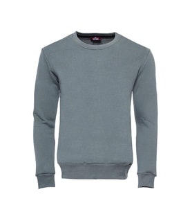 Haki Desensiz Bisiklet Yaka Sweatshirt - Wessi (Yeşil)