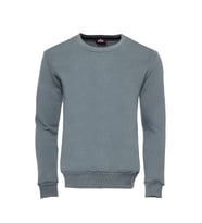 Haki Desensiz Bisiklet Yaka Sweatshirt - Wessi (Yeşil)