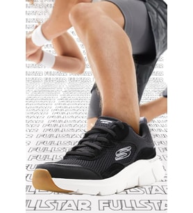 Skechers Flex Comfort Drinn Memory Foam Grey Sneaker Günlük Spor Ayakkabı Siyah Yükseklik 317mm