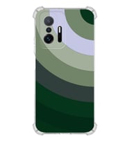 PrintiFy Xiaomi Mi 11T Uyumlu Köşe Korumalı Renk Cümbüşü C Tasarımlı Şeffaf Silikon Kılıf