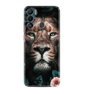 Tecno Pova Neo Kılıf Resimli Desenli Baskılı Silikon Leon Flowers 1333