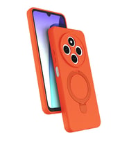 Xiaomi Redmi 14c Regal Magsafe Standlı Kapak - Turuncu