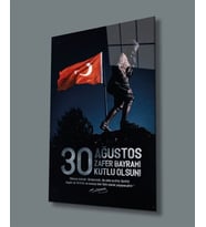 30 Ağustos Cam Tablo 4mm Dayanıklı Temperli Cam