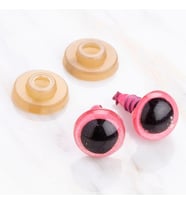 Loren 10 mm Pembe 5 Çift Amigurumi Göz
