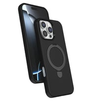 iPhone 16 Pro Max Regal Magsafe Standlı Kapak - Siyah