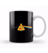 Dark Side Of The Pizza Kupa Bardak Porselen