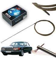 Mercedes S-Sınıfı W116  1972-1980 A1157800389 İçin Sunroof Teli (Tüylü; Ses Yapmaz)