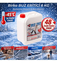 Birka Buz Eritici 6 Kg – Buzlanma Önleyici ve Buz Çözücü, -45°C, Magnezyum Klorürlü