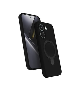 Lexroo Xiaomi Poco X8 Pro Kılıf M-safe Şarj Özellikli Standlı Samara Kılıf - Siyah
