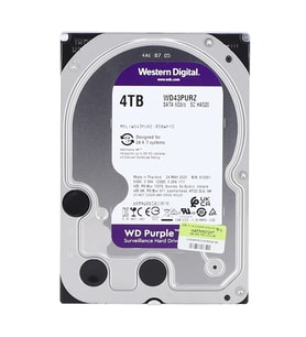 WD 3.5" 4TB PURPLE WD43PURZ 5400 RPM 256MB SATA-3 Güvenlik Diski