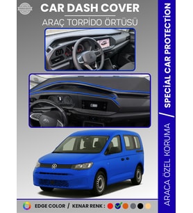 VOLKSWAGEN CADDY (2021+) Torpido Örtüsü Ön Göğüs Koruma Torpido Koruma Tam Uyum Çatlamayı Önler