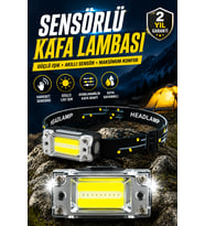 USB Şarjlı LED Kafa Feneri Taşınabilir Ayarlanabilir Pratik Tasarım