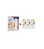 Glade Oda Parfümü Otomatik Makine +Sprey 60 Güne Kadar Etkili + Vanilya Ipeksi Yedek 3 Adet X 269 Ml