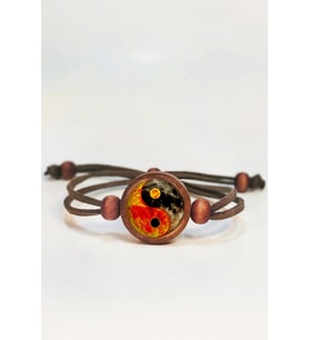 Tahtakolik Yin Yang Ahşap Bileklik Tek Ebat N11.55852