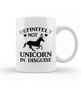 Not A Unicorn In Disguise Kupa Bardak Porselen