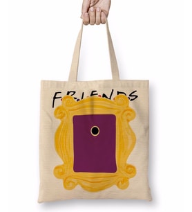 Olho Magıco Frıends Serie De Tv Bez Çanta Uzun Saplı