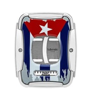 Lubinski Cuba Flag Kılıflı Kare Puro Kesici (60Ring) LB-329