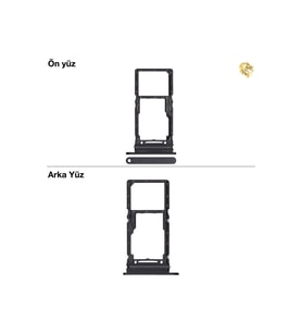 Samsung Galaxy A26 Sim İç Yuvası Çiftli Çiftli sim yuvası ikili sim tepsisi çiftli sim aparatı dual sim çekmecesi
