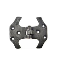 Antika Tarz Dekoratif Pirinç Fit Menteşe - 67 Mm, Oksit