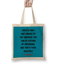 Motivational Quotes Sayings Words Gifts - Entrepreneurs İnspiration Success Work Typography Gifts Bez Çanta Uzun Saplı