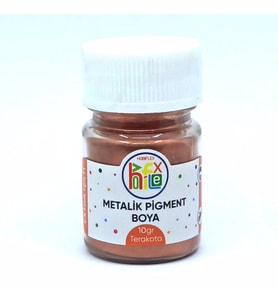 EPOKSİ REÇİNE METALİK SEDEFLİ PİGMENT TOZ BOYA TERAKOTA 10 GR