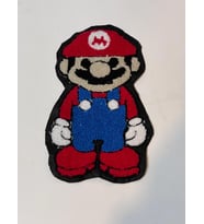 21X13 CM DOKUMA RENKLİ ADAM APLİKE ARMA YAMA DİKİŞ AKSESUARI