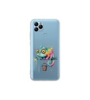 General Mobile GM 21 ile Uyumlu Splash Bukalemun Tasarımlı Şeffaf Silikon Kılıf