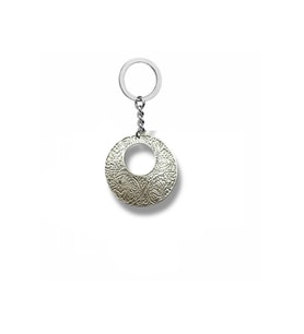Circle Charm – Yuvarlak Motifli Unisex Metal Anahtarlık
