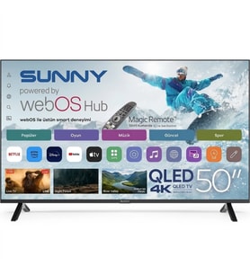 Sunny SN50QUPRL 50'' 127 Ekran Ultra HD 4K Smart webOS QLED TV
