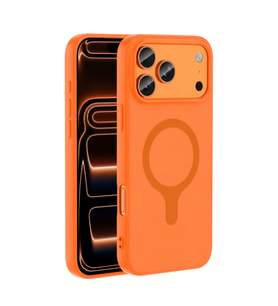 Joko Apple iPhone 18 Pro Max/17 Pro Max Z Silikon Magsafe Kapak - Turuncu